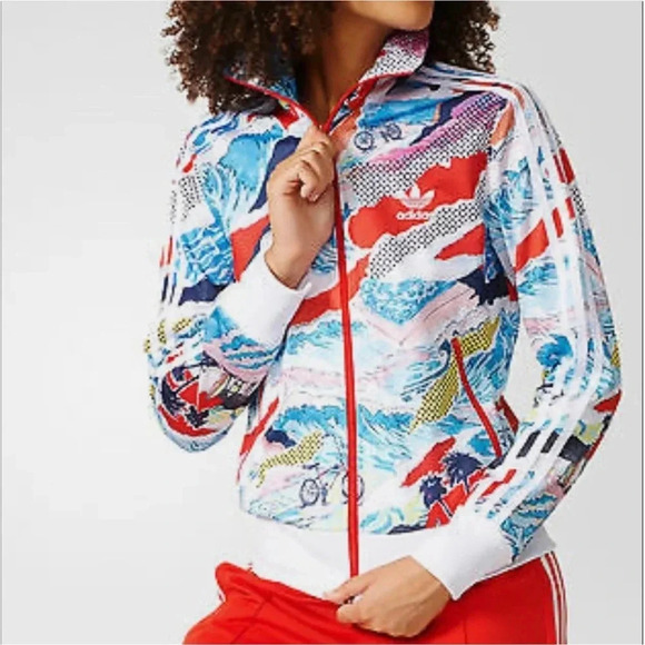 Adidas Firebird Venice Beach Superstar Track Jacket Size XS - Picture 2 of 14